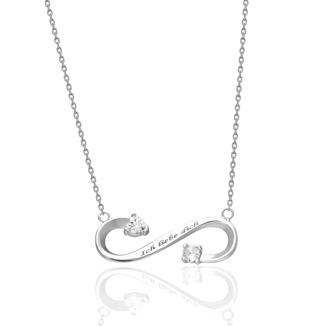 14K GOLD custom-made infinity necklace