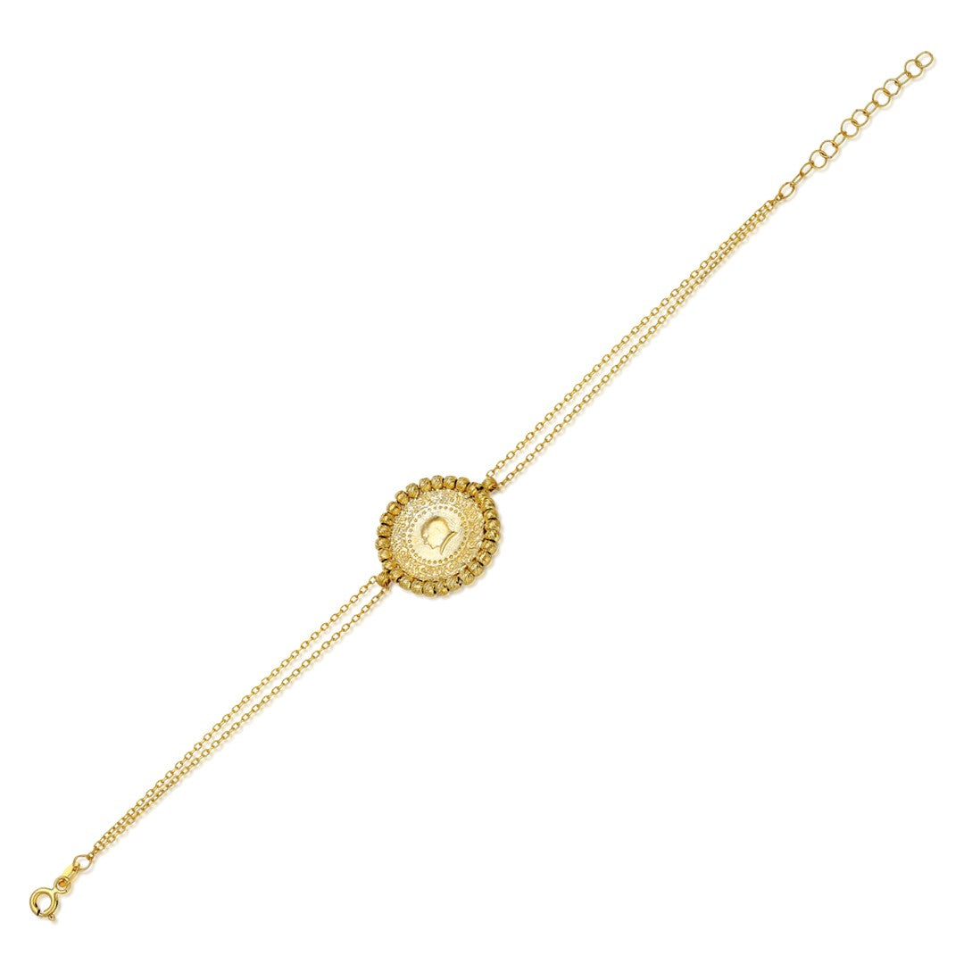 14K GOLD Dorica viertel armband