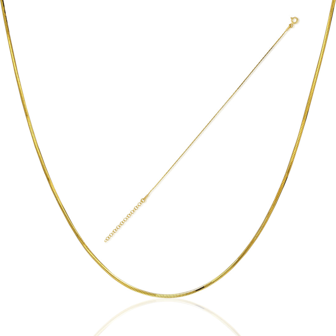 14K GOLD Tondo Kettensatz