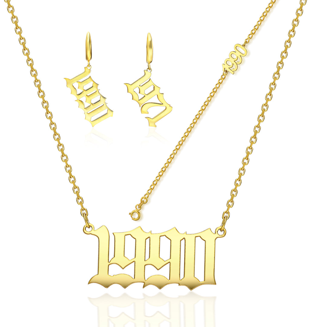 14K GOLD Jahressatz